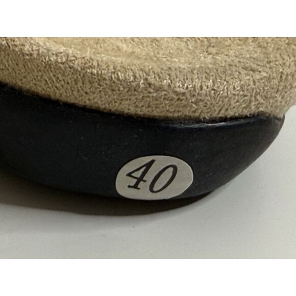 Taos Women’s Gift 2 Blue Leather Slip On Thong Sandals Size US 9 9.5 40 - Picture 6 of 9